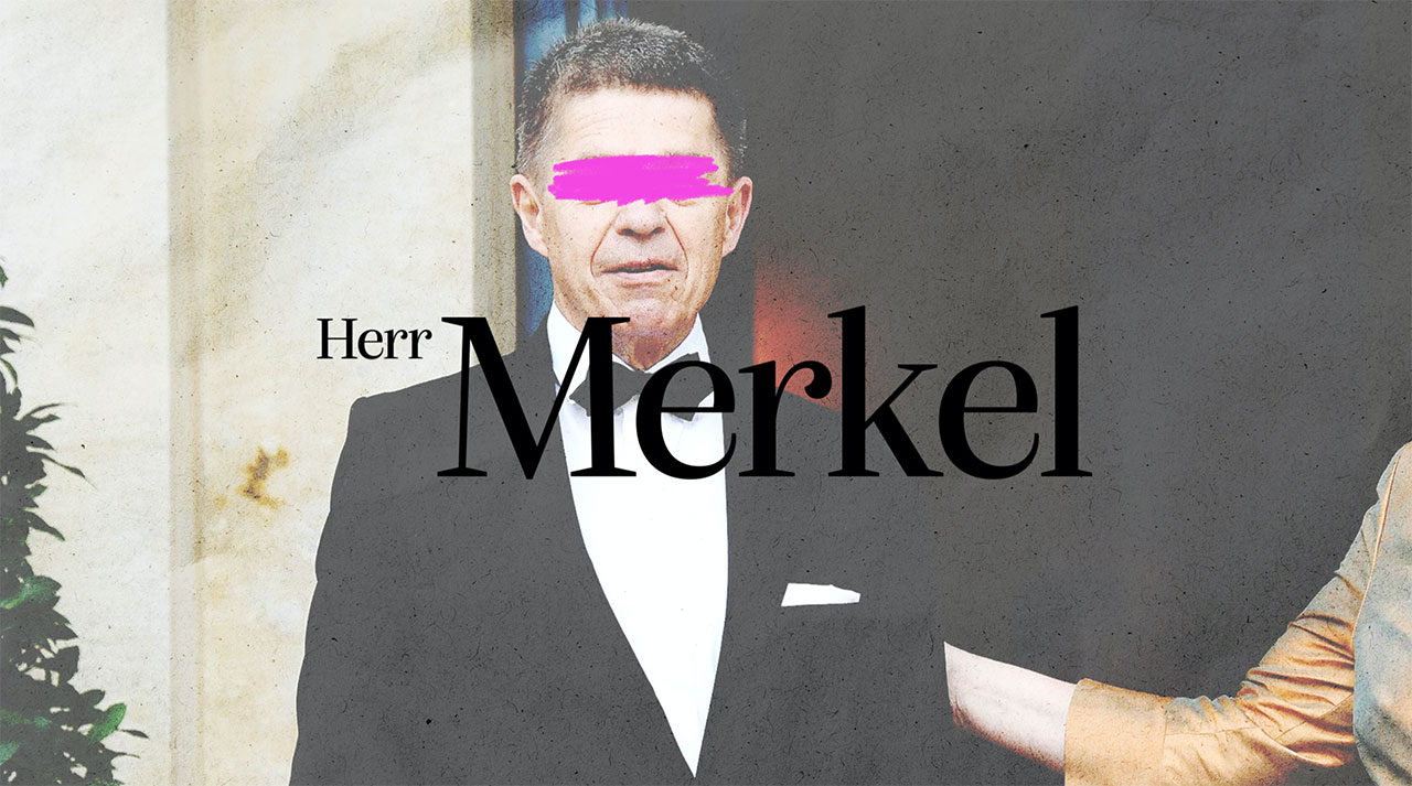 Mr. Merkel — title image with portrait